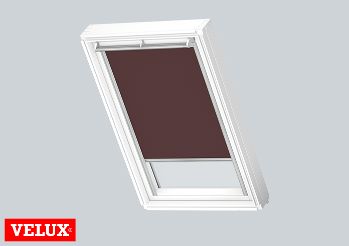 Roller (Blackout), 4559 Dark Brown - VELUX Loft Blind - Image 3
